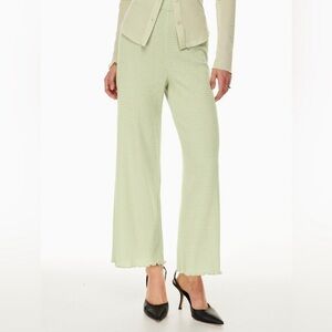 Wilfred Olive and White Striped Fabric